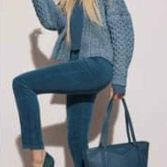 CAbi Moroccan Blue High Skinny Cords - Picture 1 of 9
